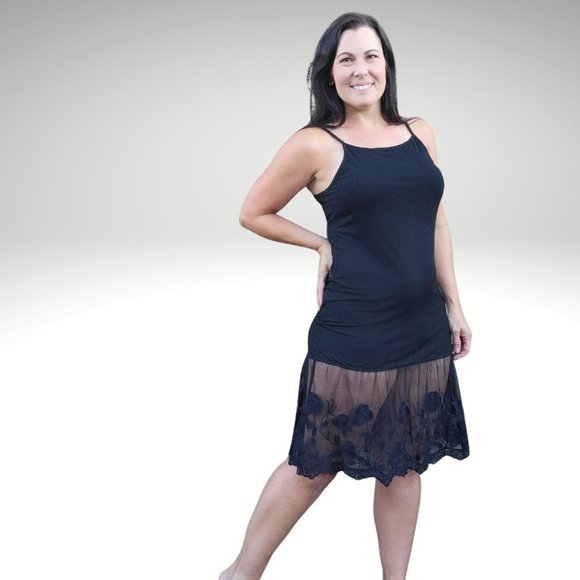 Stop and Smell the Roses Black Lace Dress Extender - Picture 5 of 7